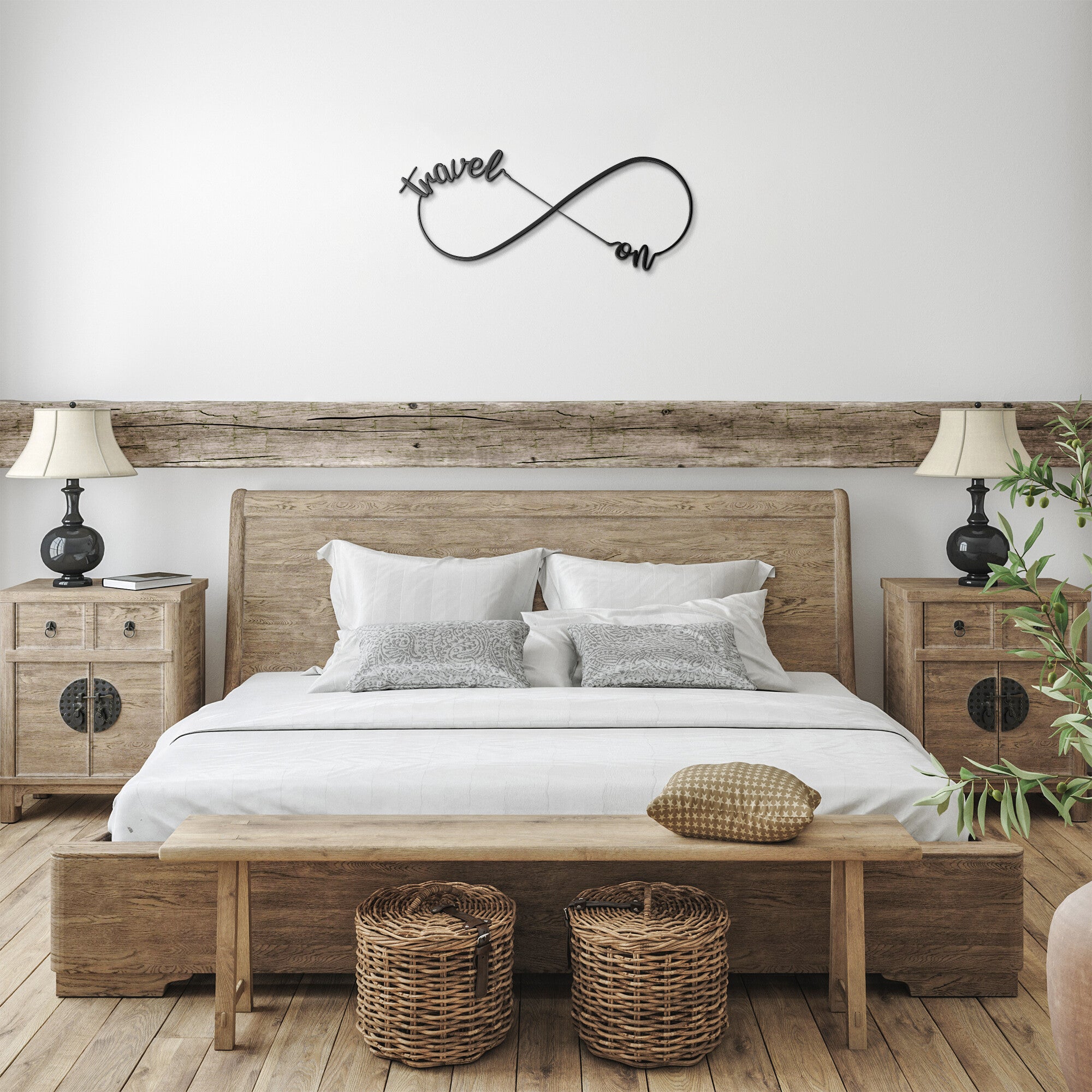 Travel On: Metal Wall Sign