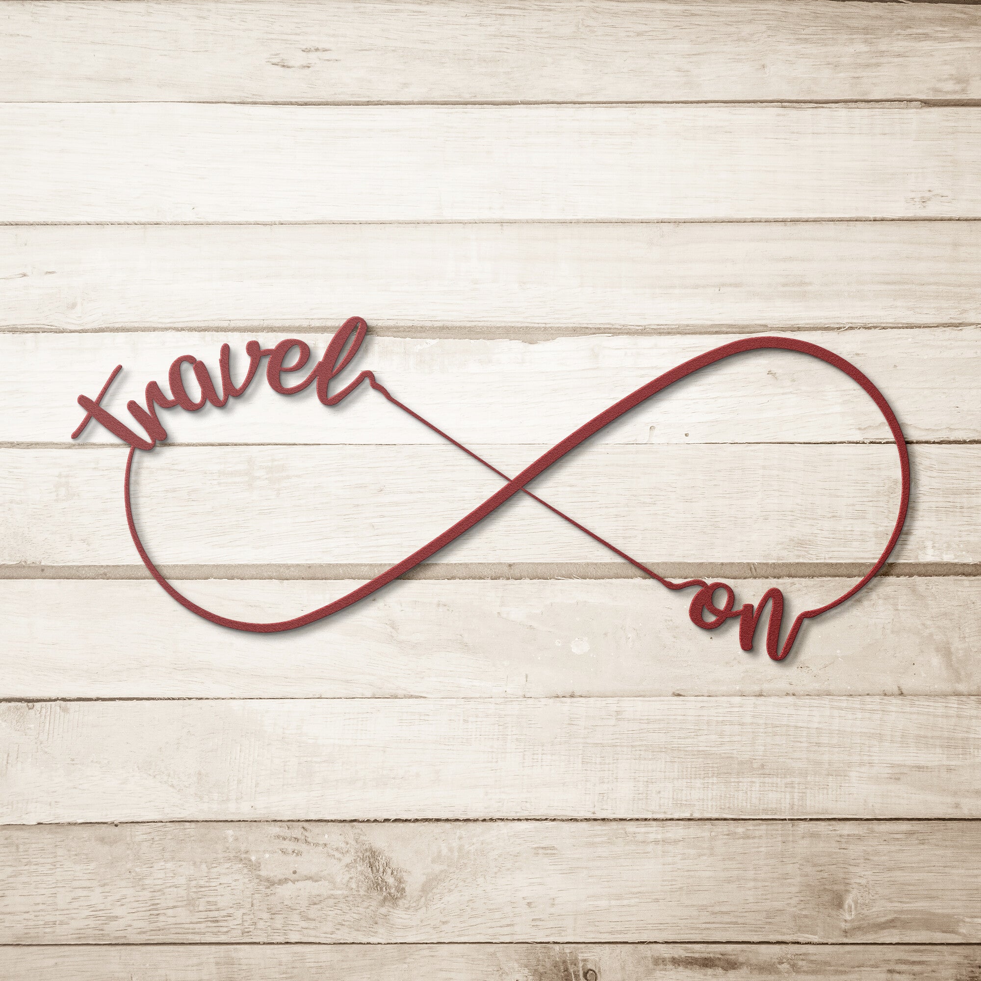Travel On: Metal Wall Sign