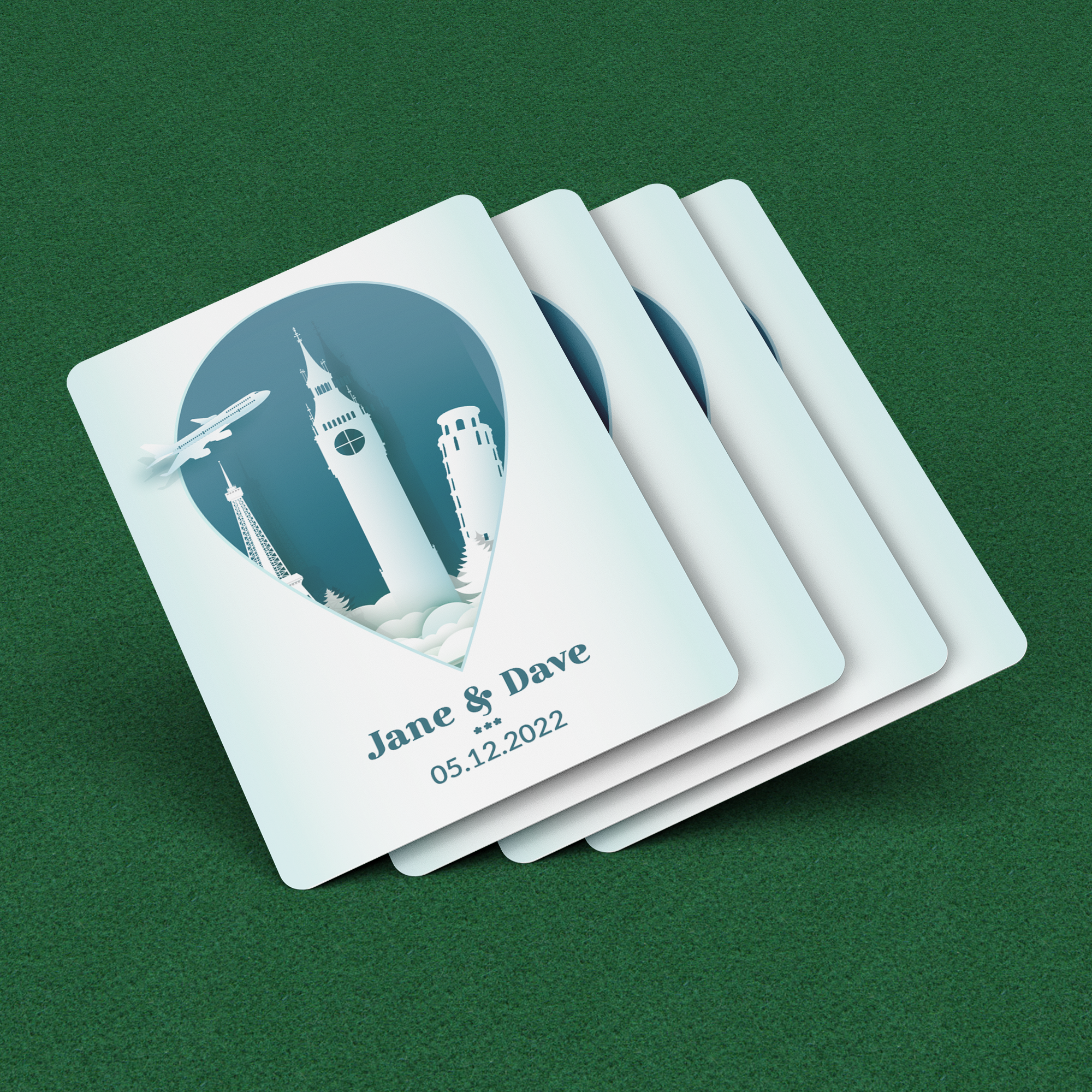 Modern Architecture Themed Deck Of Cards