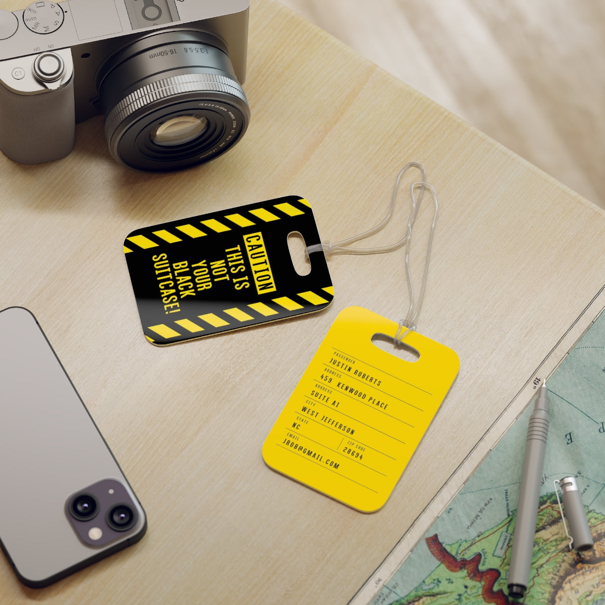Not Your Black Suitcase Luggage Tag