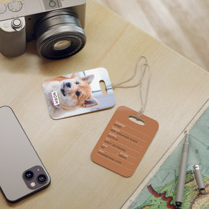 Personalized Pet Portrait Luggage Tag
