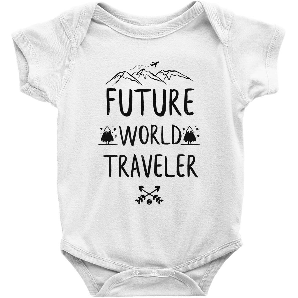 Cute Baby Gift - Future World Traveler Onesie