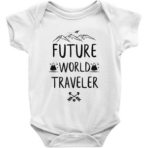 Cute Baby Gift - Future World Traveler Onesie