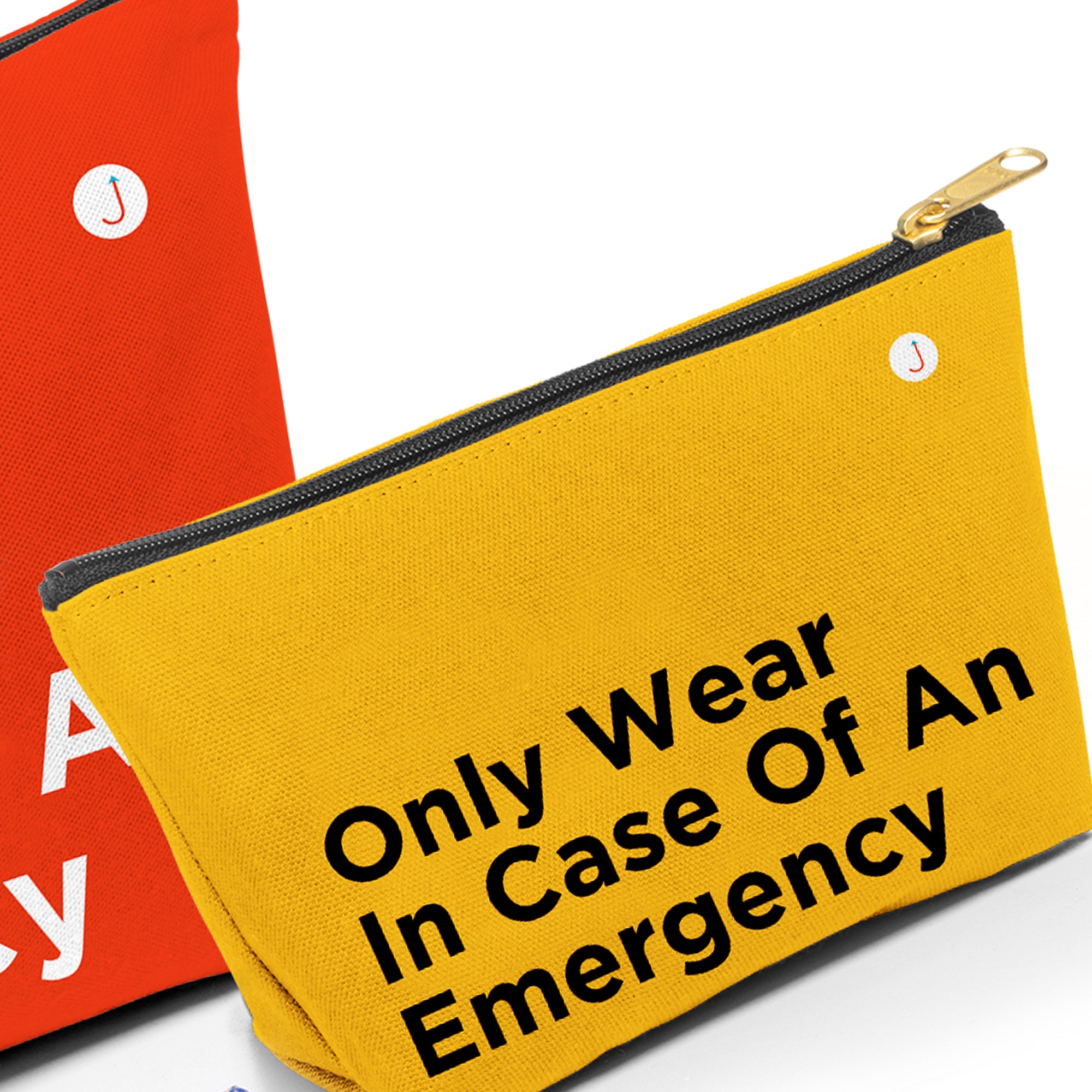 Only Wear In Case Of An Emergency Travel Accessory Pouch