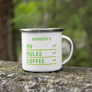 Funny My Rules Mug - Personalized Camping Mug