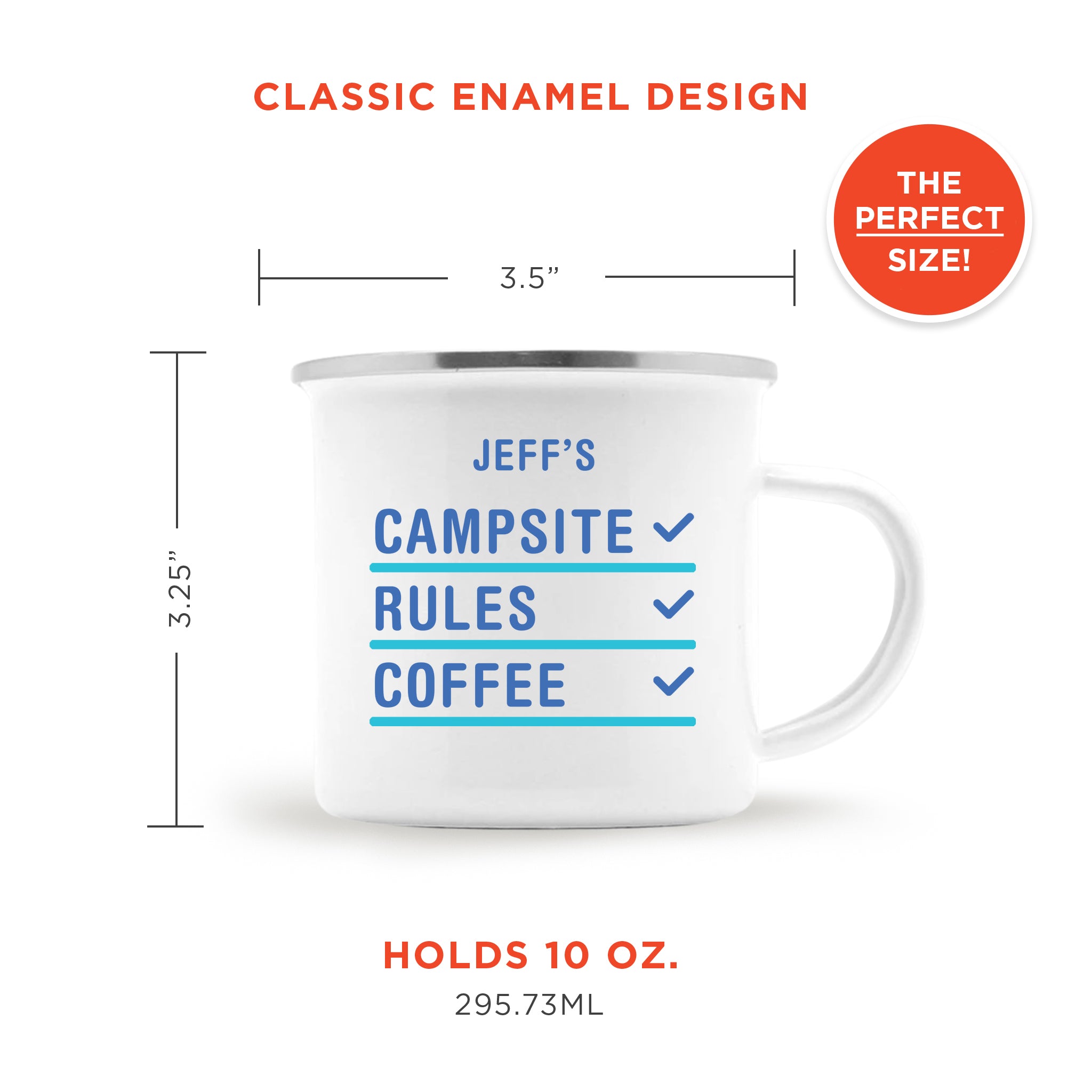 Funny My Rules Mug - Personalized Camping Mug