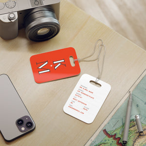 Personalized Couple Initials Luggage Tag