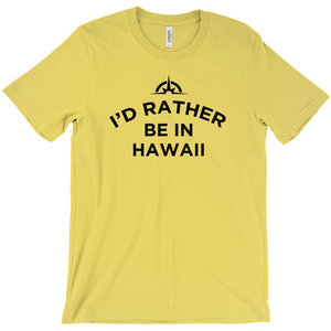The "I'd Rather Be In..." Custom Tee - Unisex Travel Shirt