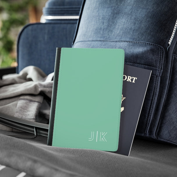 Mia Personalized & Monogrammed Leather Passport Cover Holder