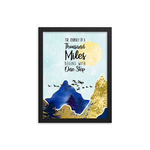 The Journey Of A Thousand Miles Art Print