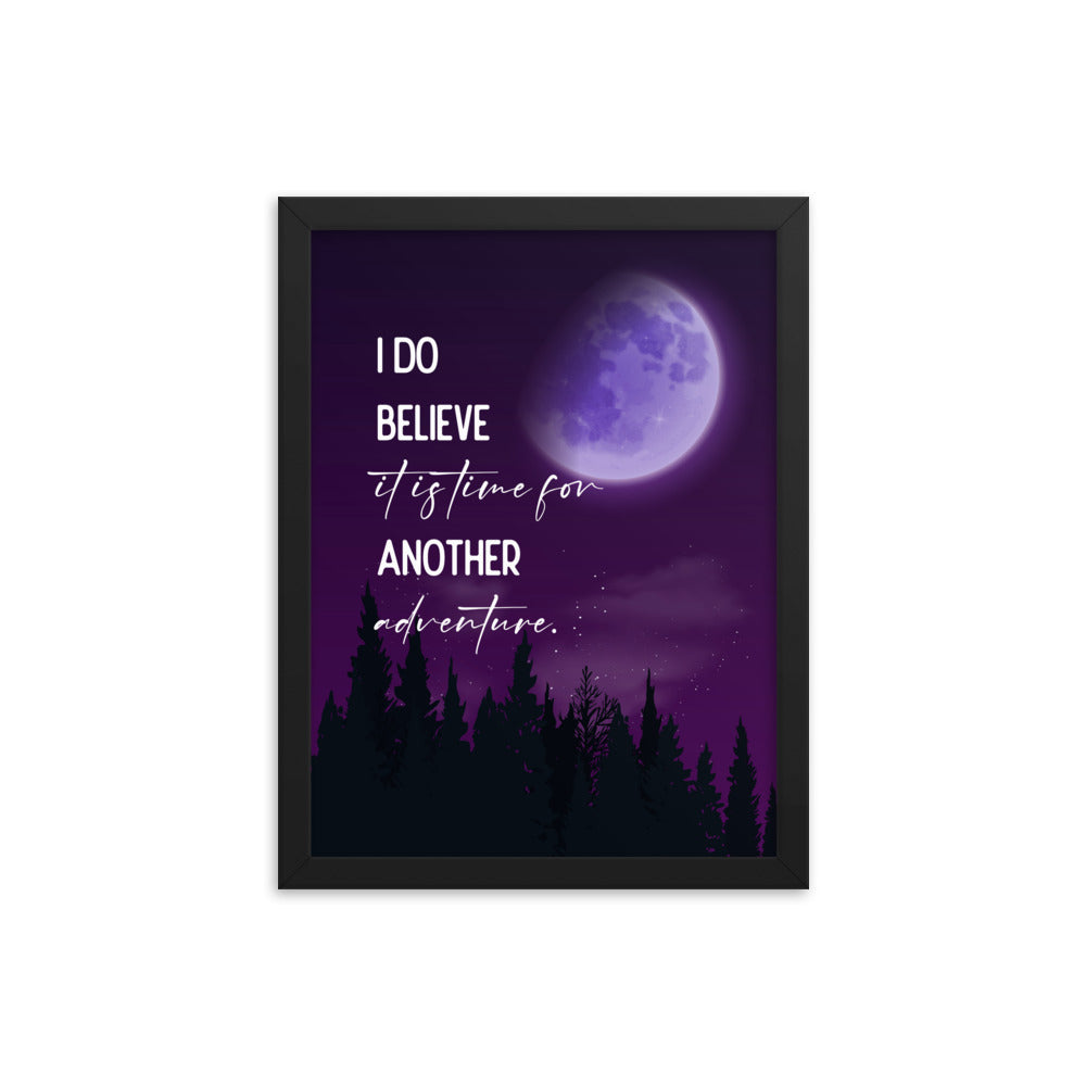 Time For Another Adventure Framed Quote Poster