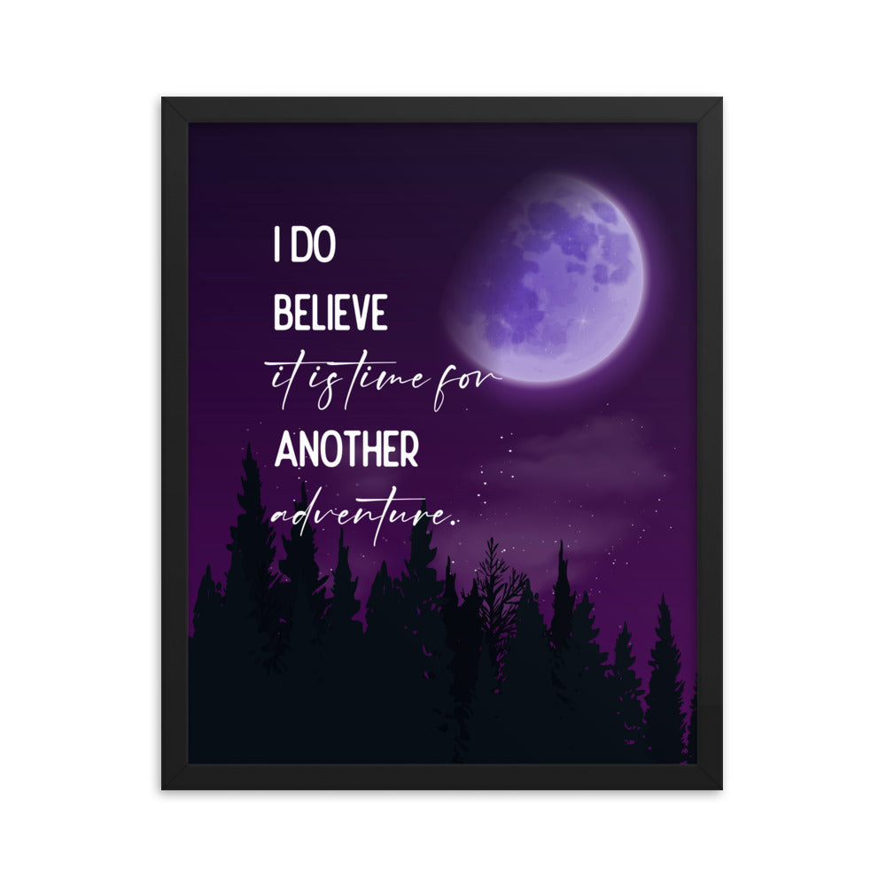Time For Another Adventure Framed Quote Poster
