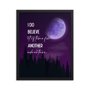 Time For Another Adventure Framed Quote Poster