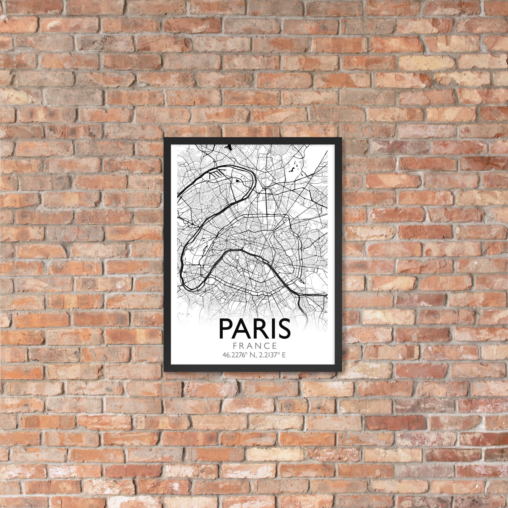 Modern Custom City Map