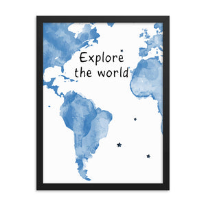 Explore The World Art Print