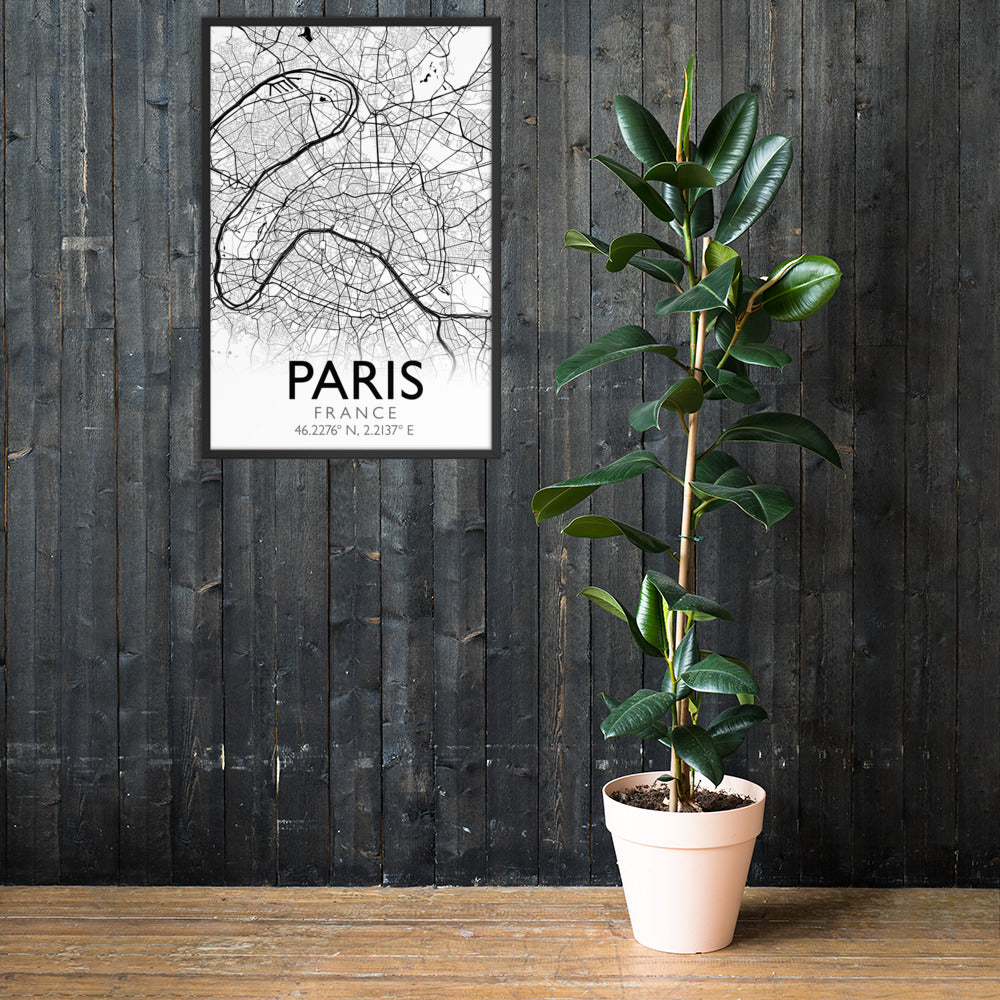 Modern Custom City Map