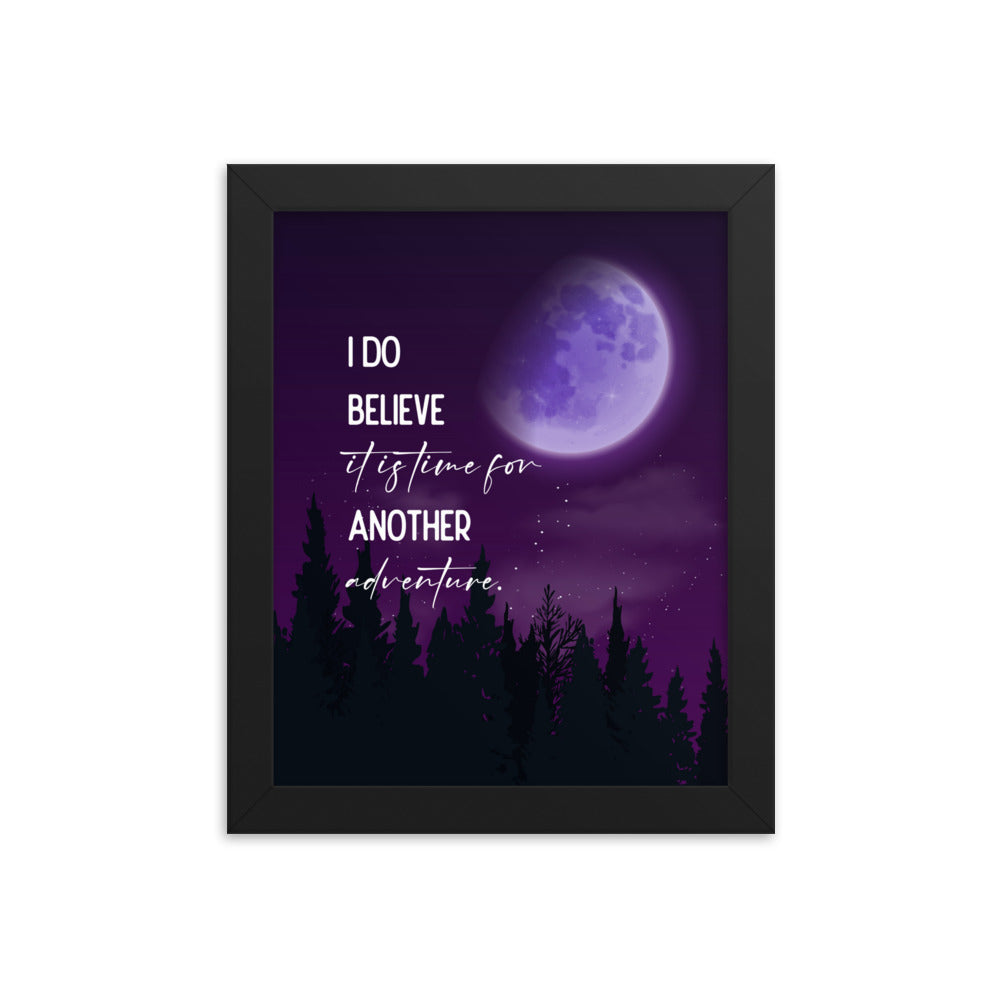 Time For Another Adventure Framed Quote Poster