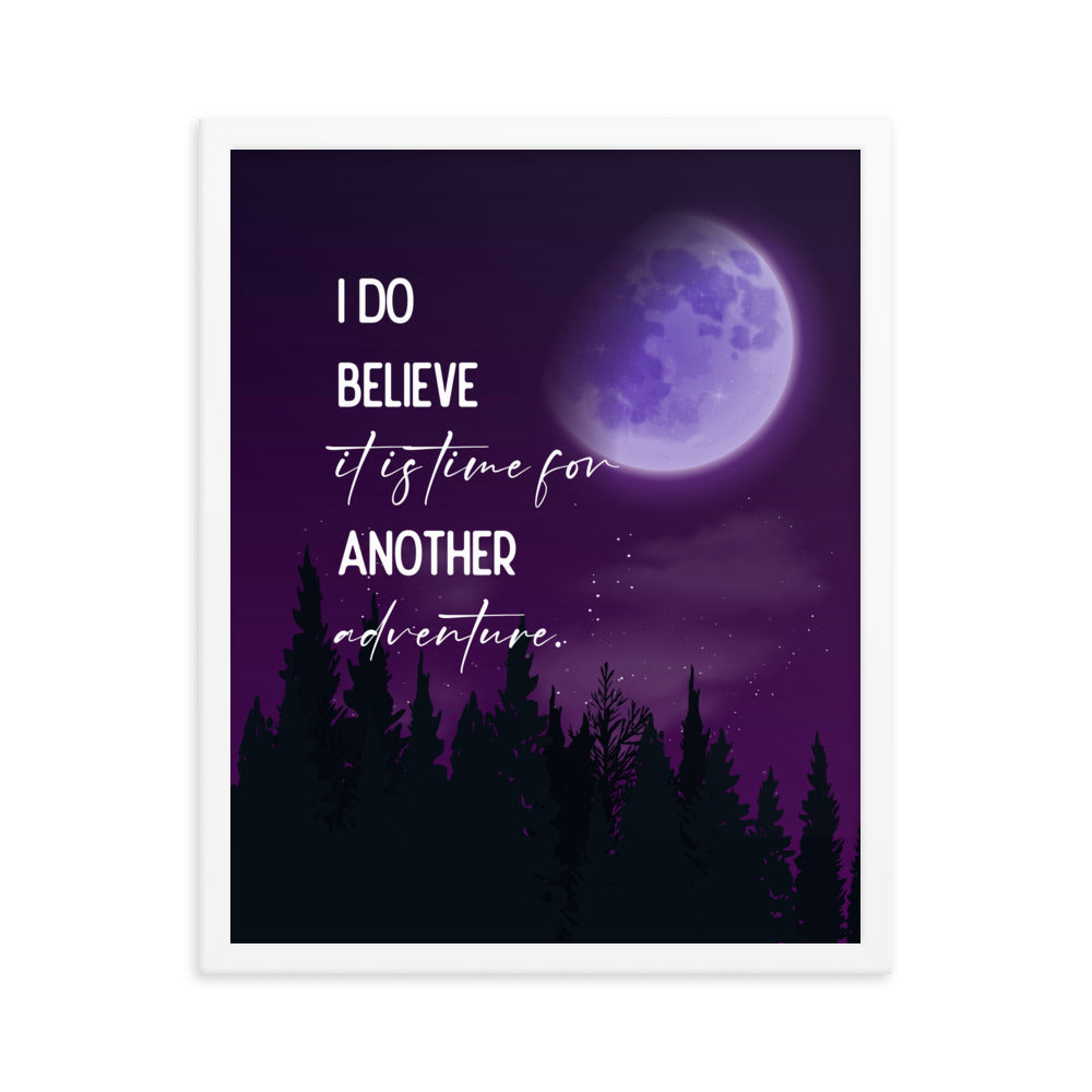 Time For Another Adventure Framed Quote Poster