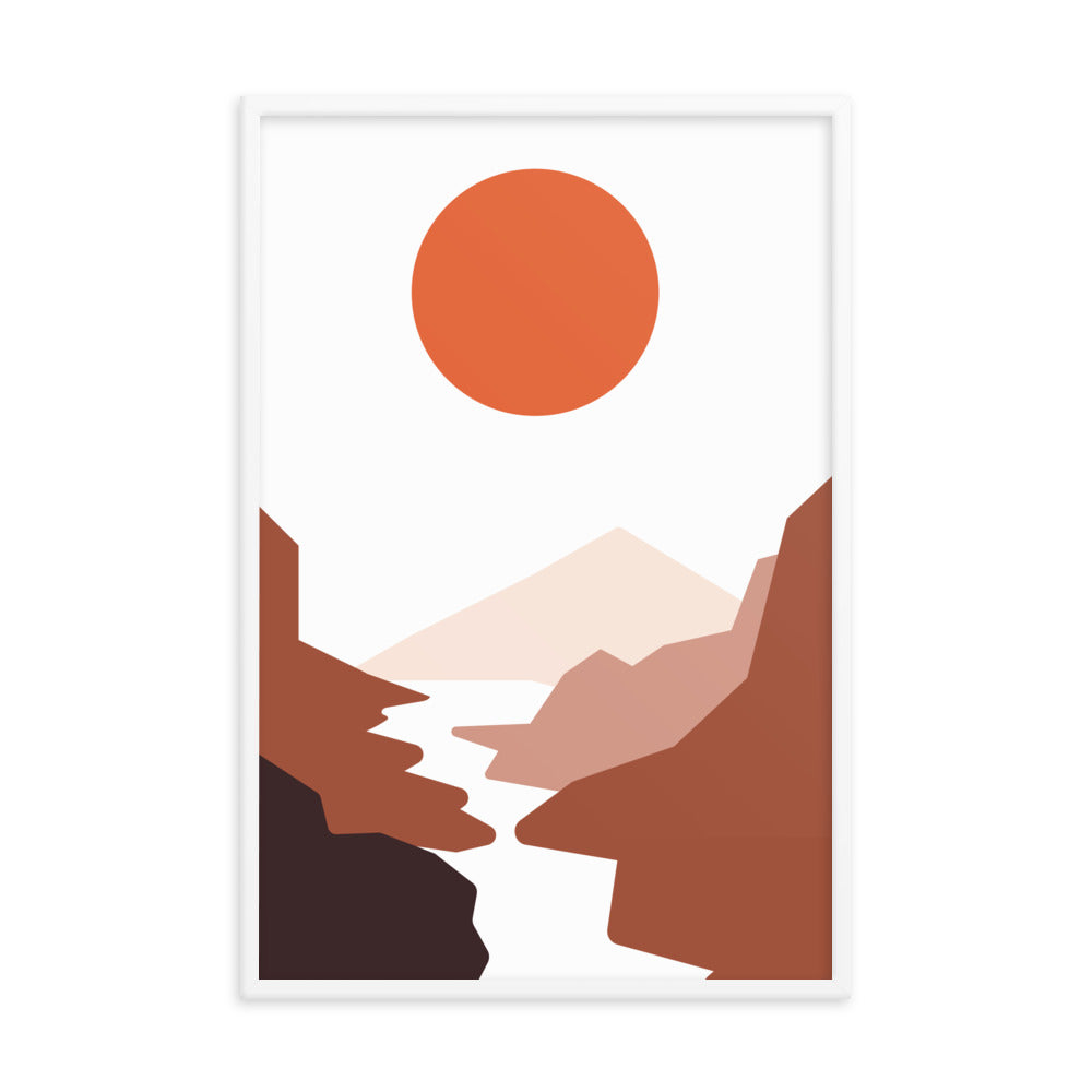 Modern Desert Travel Art Prints