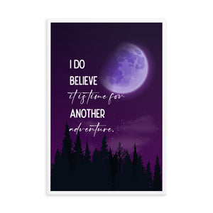Time For Another Adventure Framed Quote Poster