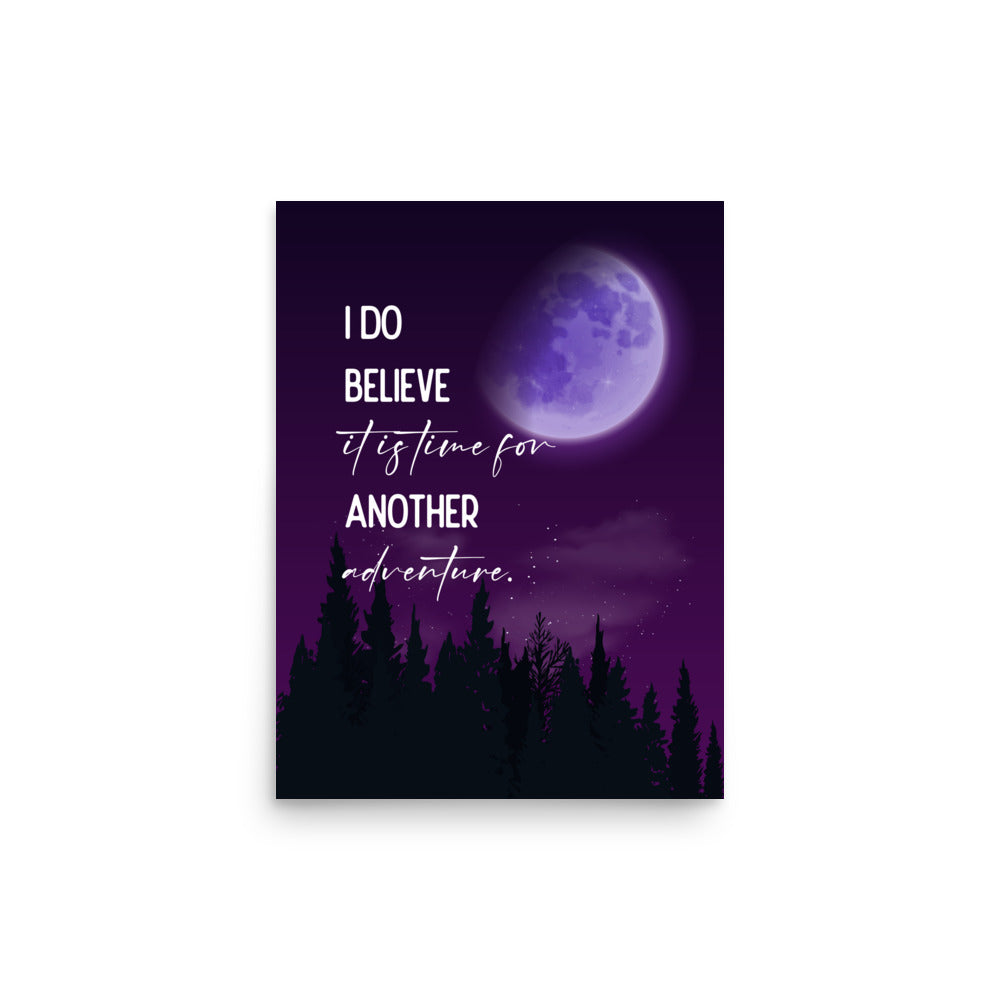 Time For Another Adventure Framed Quote Poster