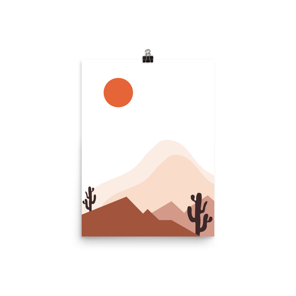 Modern Desert Travel Art Prints