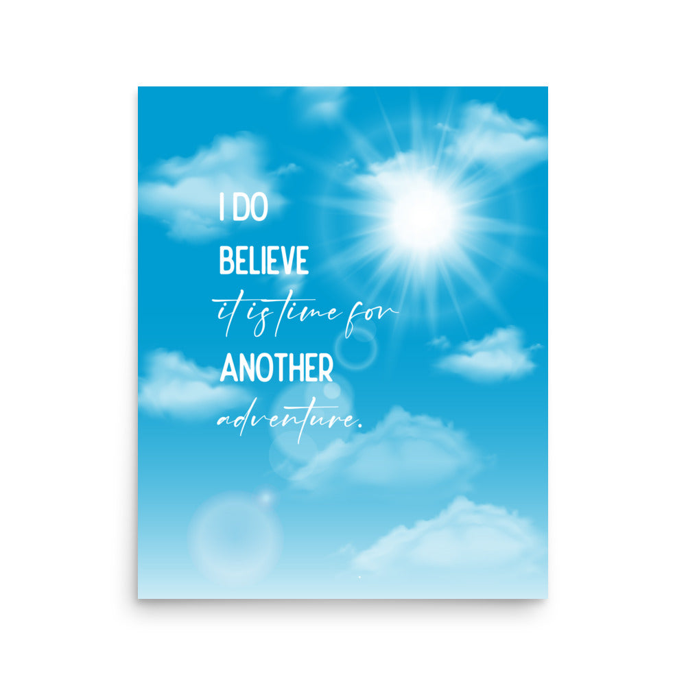 Time For Another Adventure Framed Quote Poster