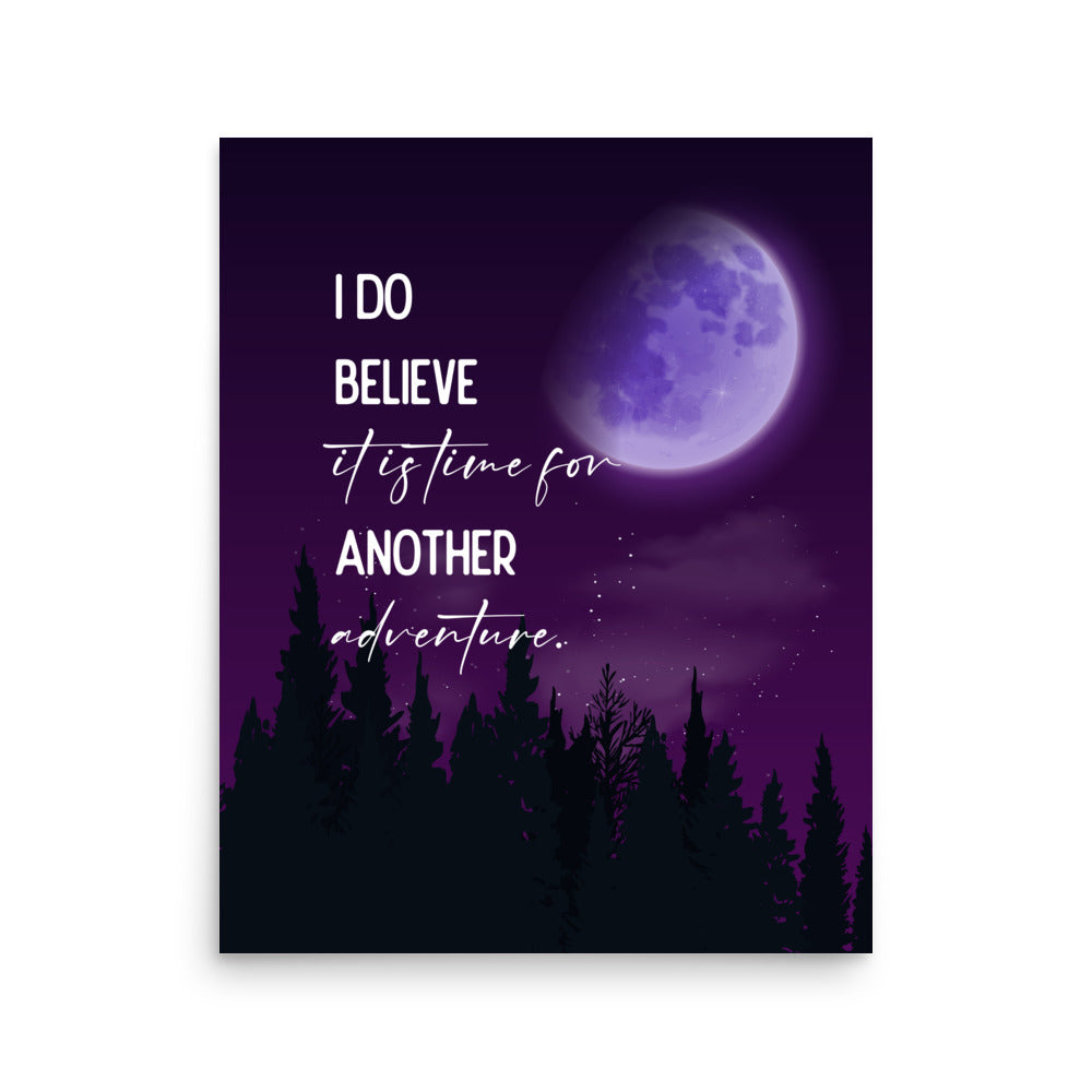 Time For Another Adventure Framed Quote Poster