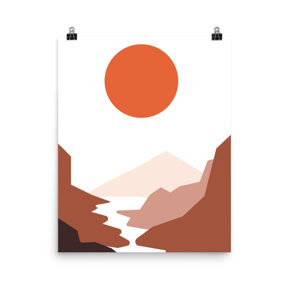 Modern Desert Travel Art Prints