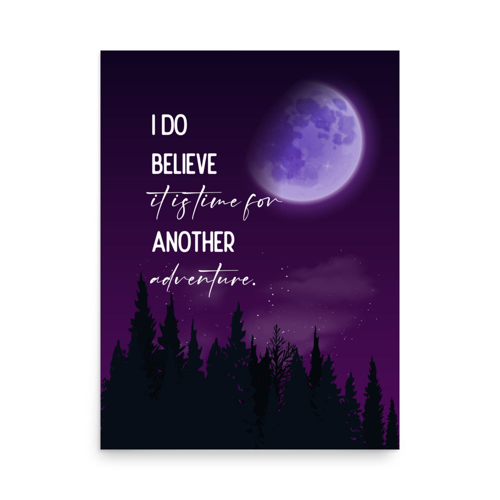 Time For Another Adventure Framed Quote Poster