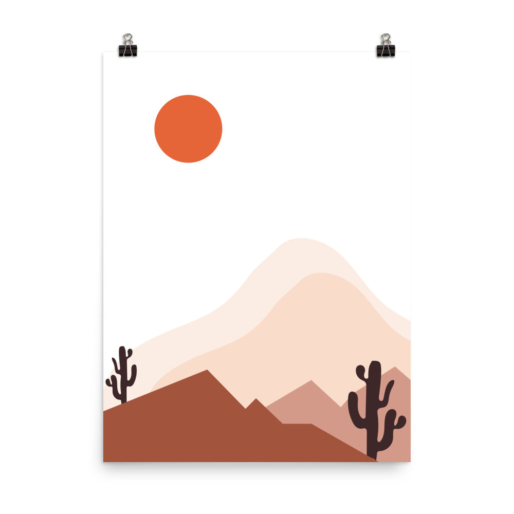 Modern Desert Travel Art Prints