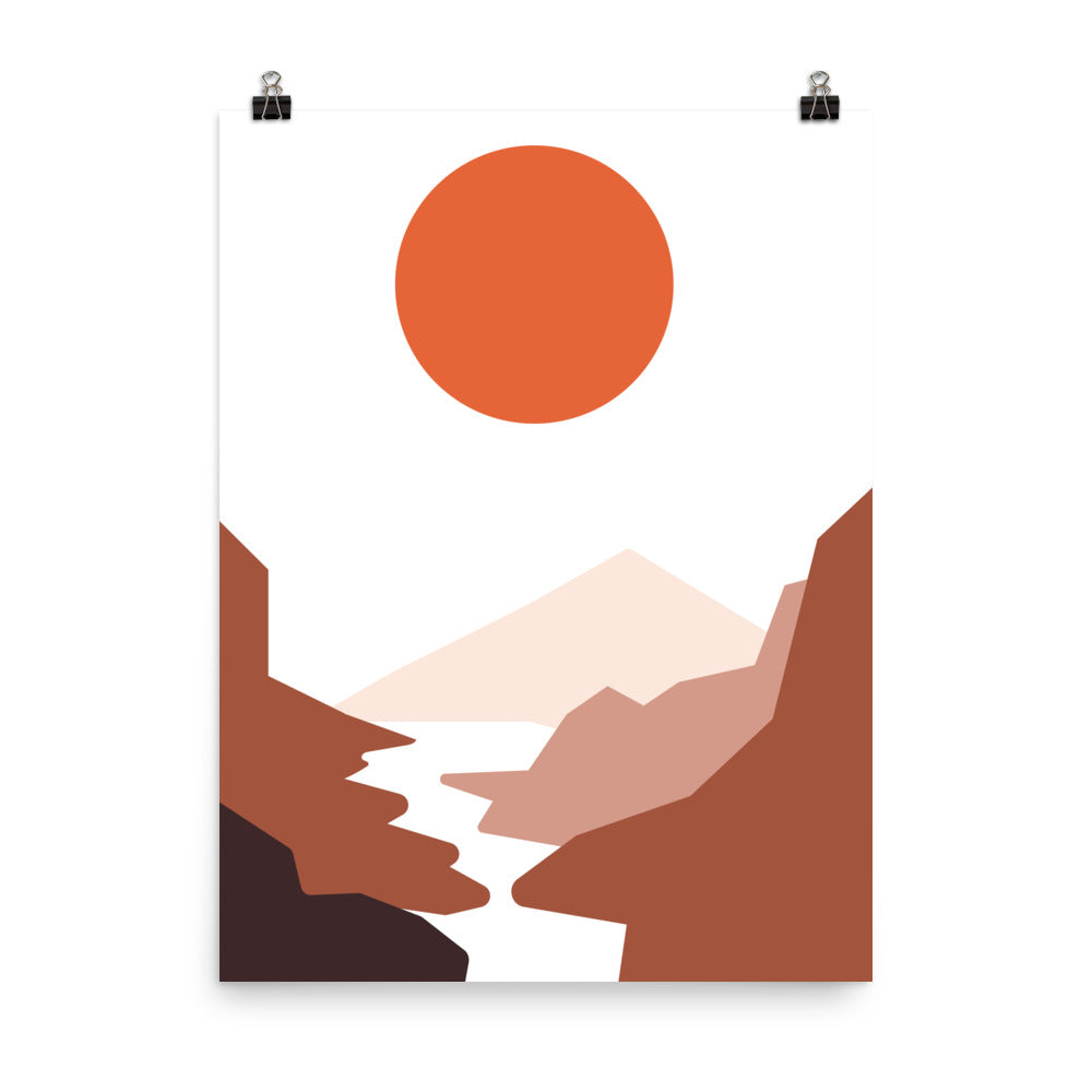 Modern Desert Travel Art Prints