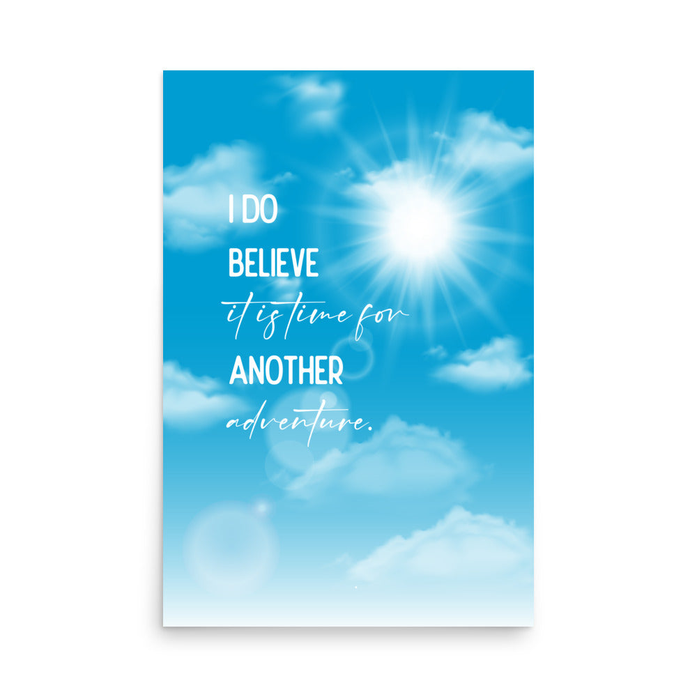 Time For Another Adventure Framed Quote Poster