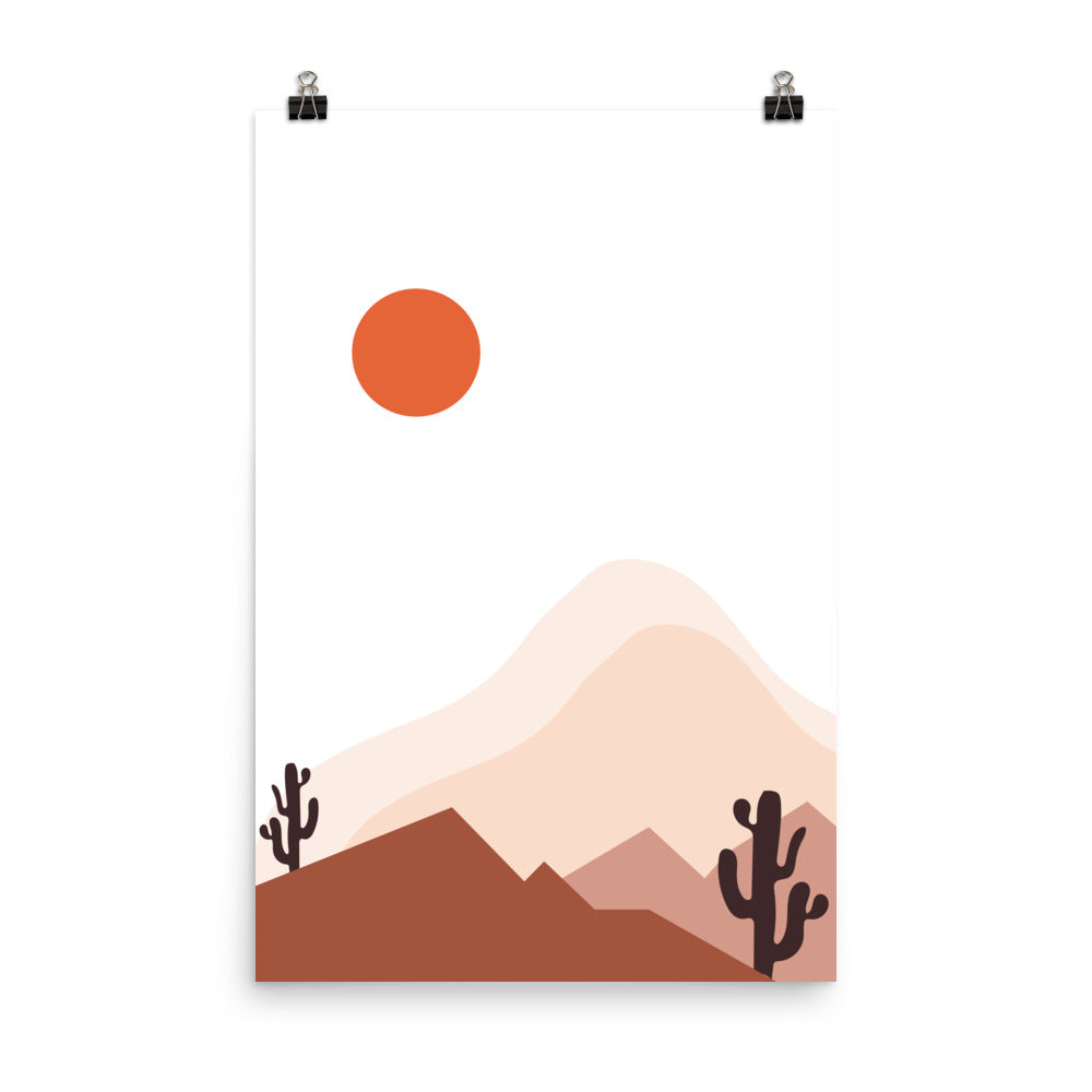 Modern Desert Travel Art Prints