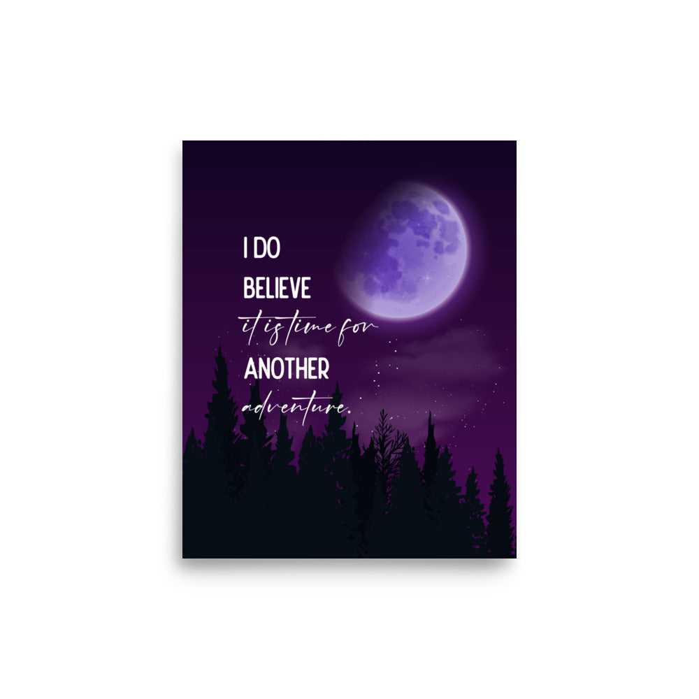 Time For Another Adventure Framed Quote Poster