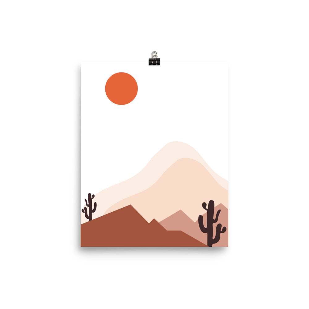 Modern Desert Travel Art Prints
