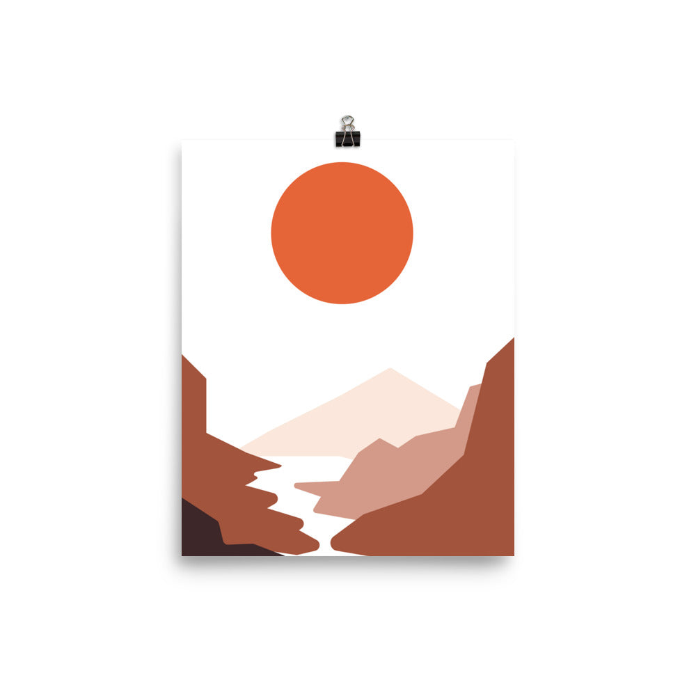 Modern Desert Travel Art Prints