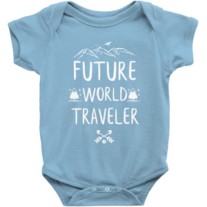 Cute Baby Gift - Future World Traveler Onesie