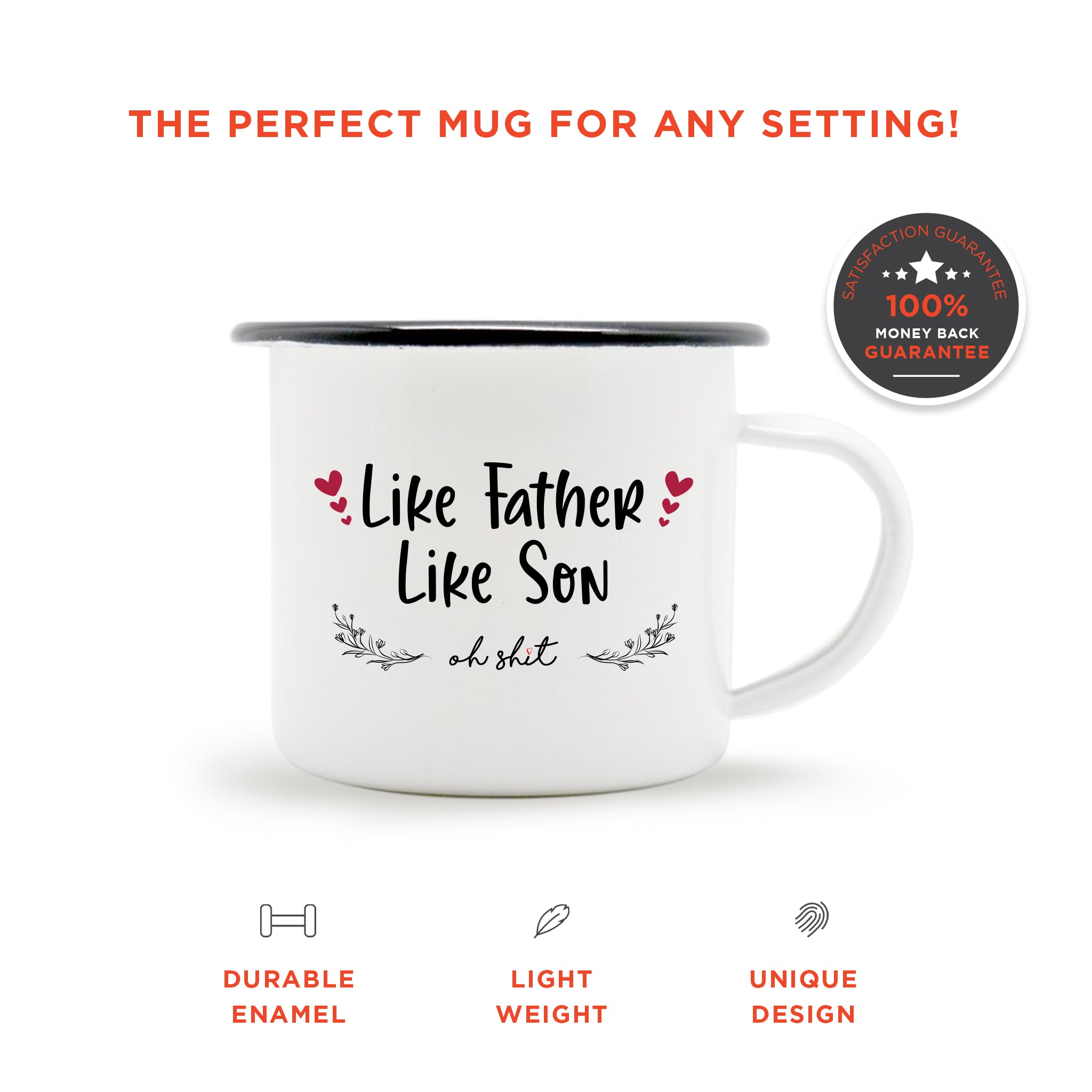 Hilarious 'Like Father Like Son' Mug