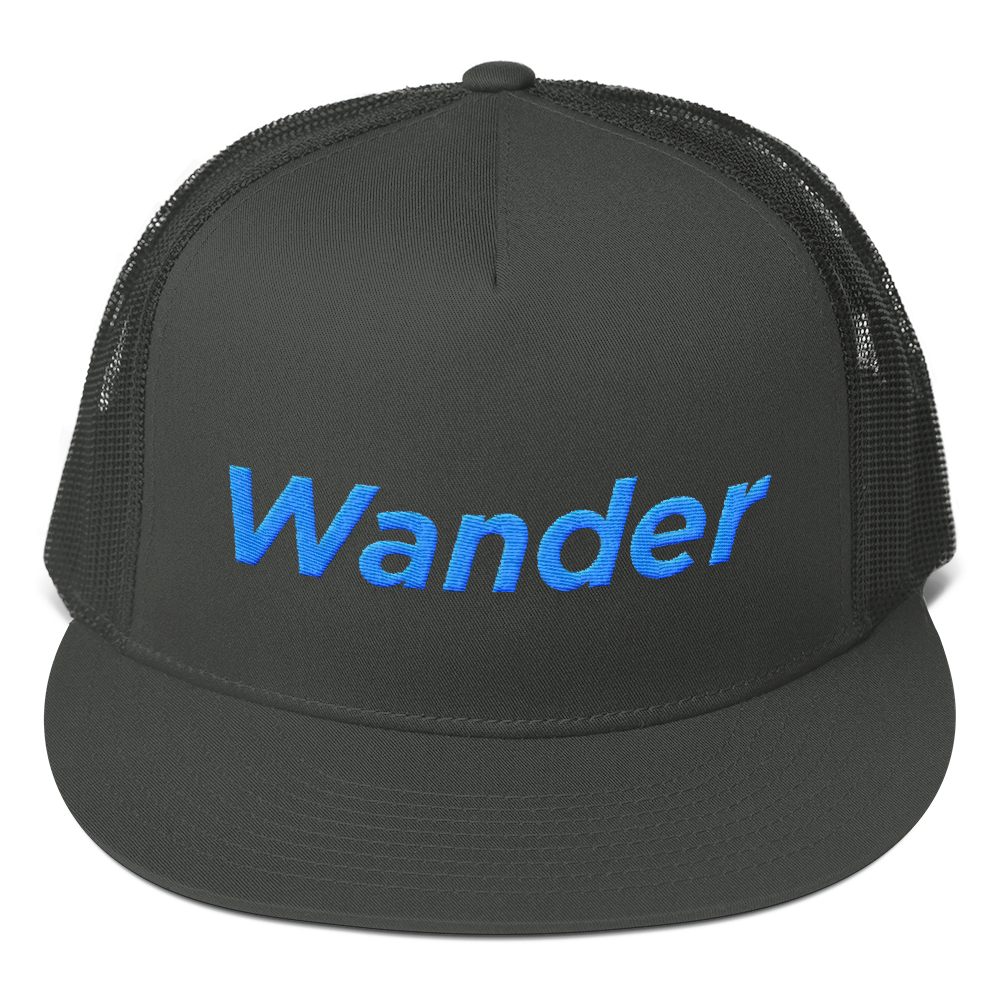The Wanderer Hat - Embroidered Trucker Cap