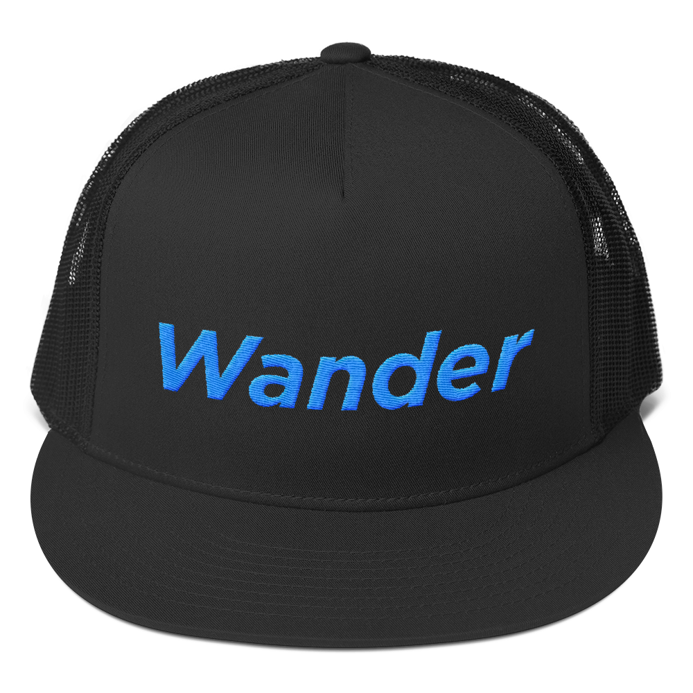 The Wanderer Hat - Embroidered Trucker Cap