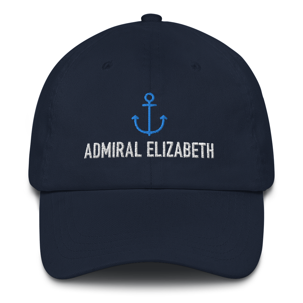Personalized 'Admiral' Ball Cap
