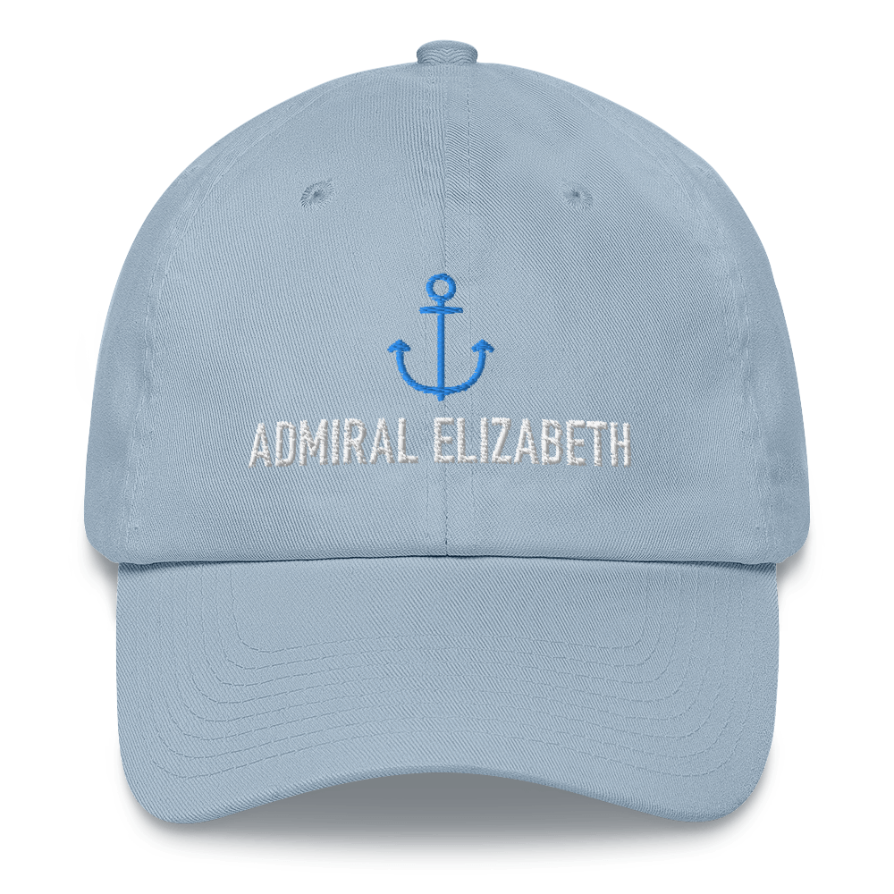 Personalized 'Admiral' Ball Cap