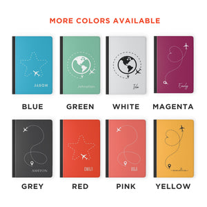 Personalized Doodle Passport Cover