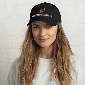 Personalized 'First Mate' Ball Cap