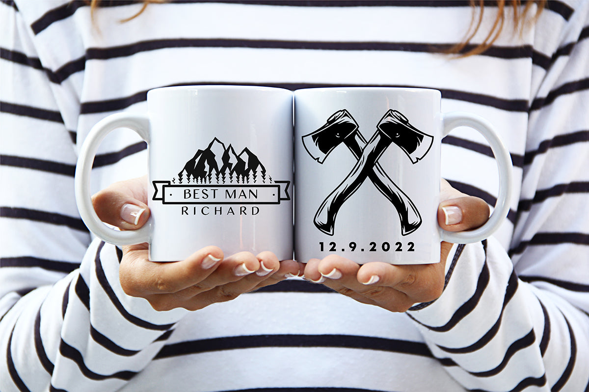 Groomsman Or Best Man Personalized Ceramic Mug