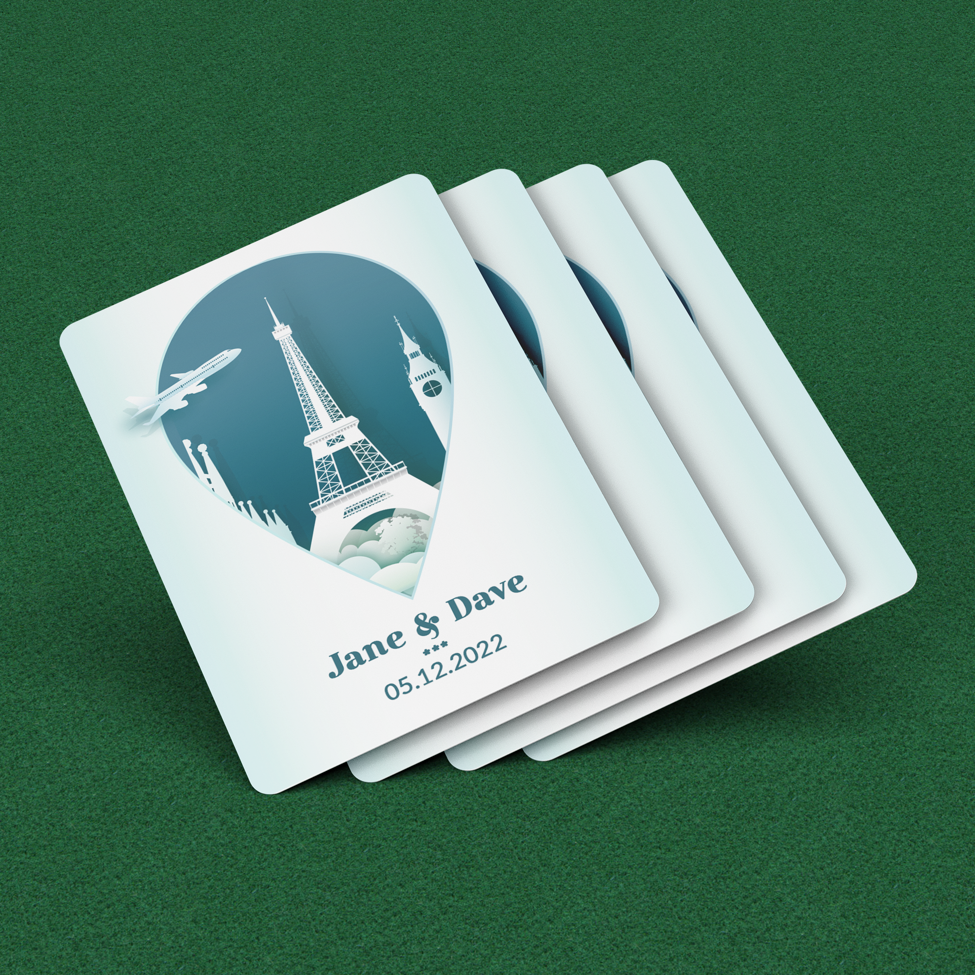 Modern Architecture Themed Deck Of Cards