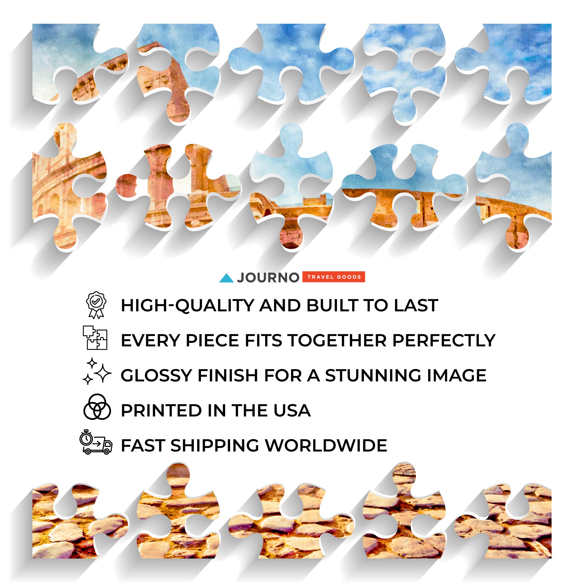 Rome's Colosseum Puzzle - Jigsaw Travel Puzzle