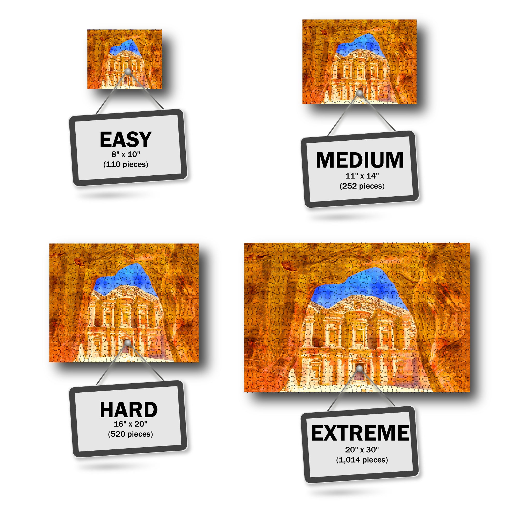 The Petra Puzzle - Bucket List Landscape Jigsaw Puzzle