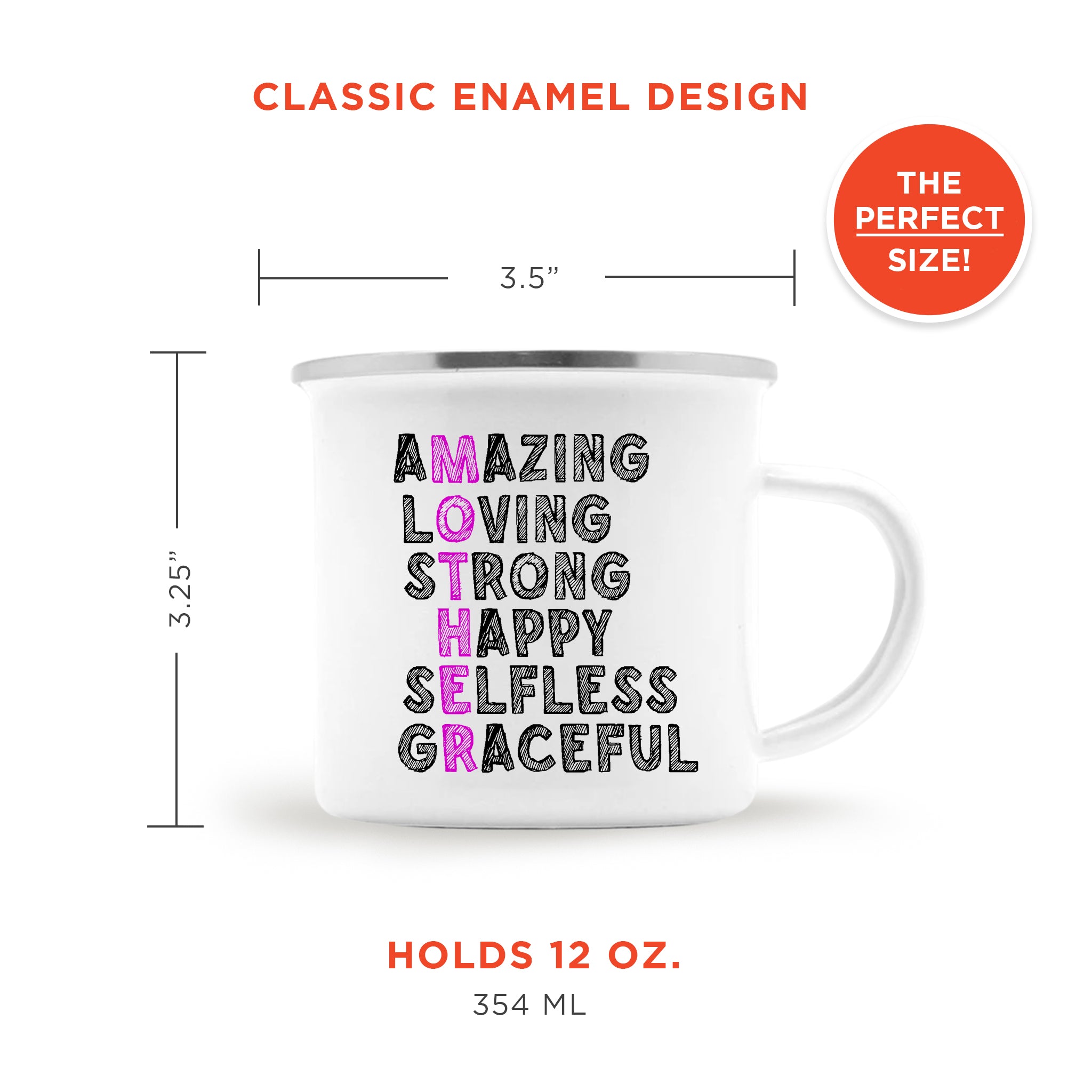 My Mom Is... Enamel Camping Mug